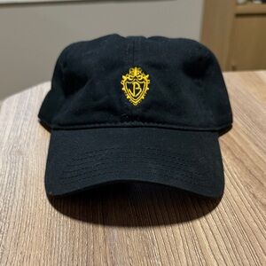Jonas Brothers Tour Merch - Black Cap with Yellow JB Logo Embroidery